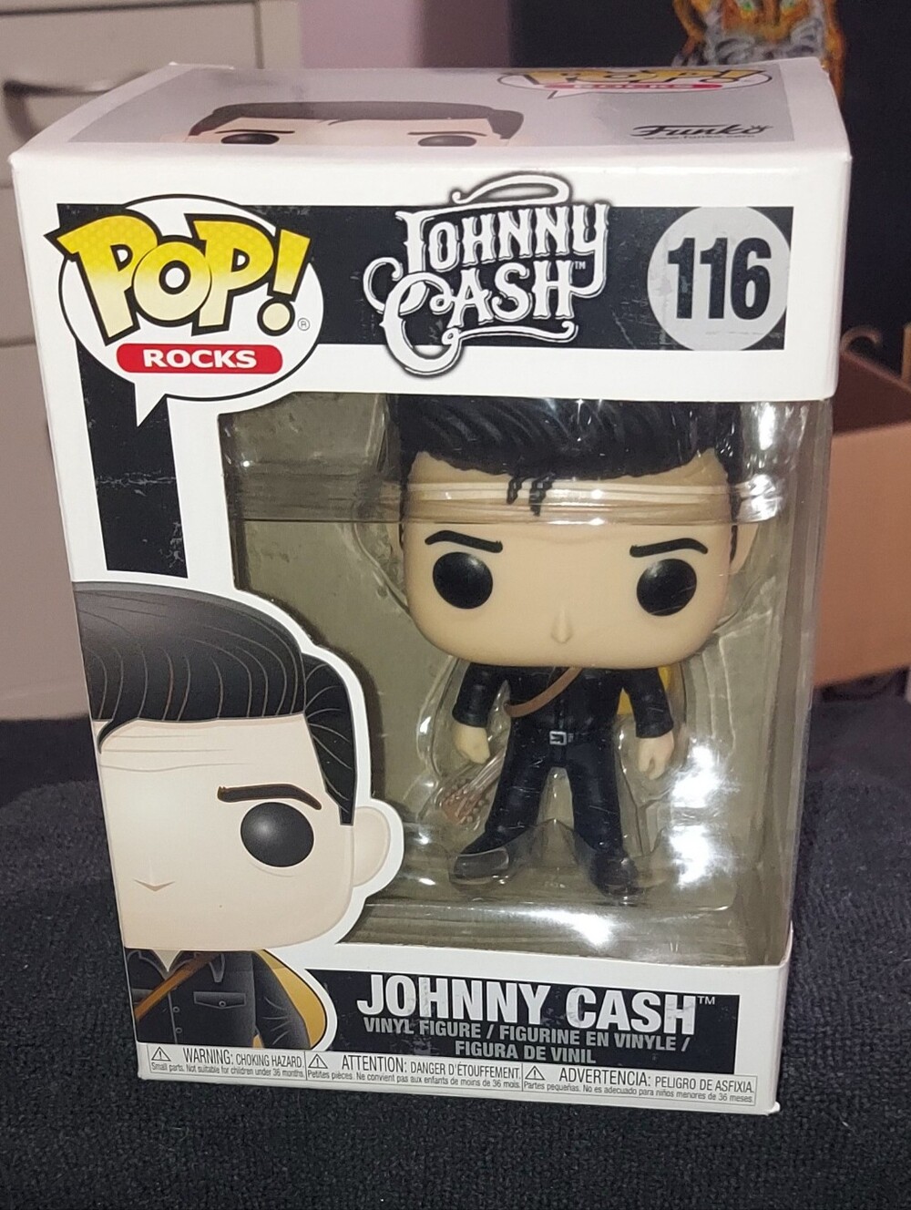 Funko Pop! Rocks: Johnny Cash #116 Vinyl Figure (Vaulted)